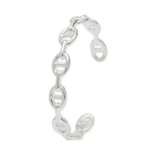 Hermes Chaine d'Ancre Anchaîne Bangle ST Size SV925 BP - Picture 1 of 5